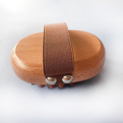 Brosses de bois de hêtre à main pour le massage domestique Dredge les méridiens et améliorez la routine de soins de la peau à la maison