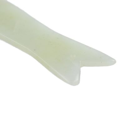 Outil de massage du visage et du corps, soins de la peau, équipement de salon de beauté, spa avec une planche de grattage en forme de poisson naturel, Xiuyan Jade Gua Sha