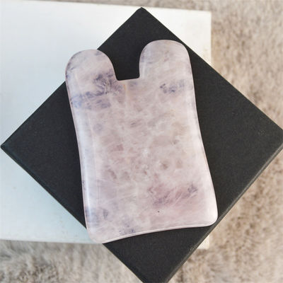2024 arrivées rose naturel quartz rose jade gua sha massage peigne de cheveux massage guasha rasage de la tête massage du visage outil de massage