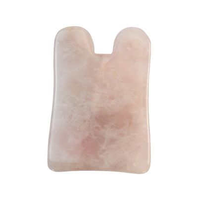 2024 arrivées rose naturel quartz rose jade gua sha massage peigne de cheveux massage guasha rasage de la tête massage du visage outil de massage