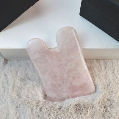 2024 arrivées rose naturel quartz rose jade gua sha massage peigne de cheveux massage guasha rasage de la tête massage du visage outil de massage