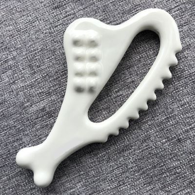 Soins de la peau Gua Sha Massage facial Guasha Outil de drainage lymphatique pour le visage et le massage du corps Plaque céramique Guasha