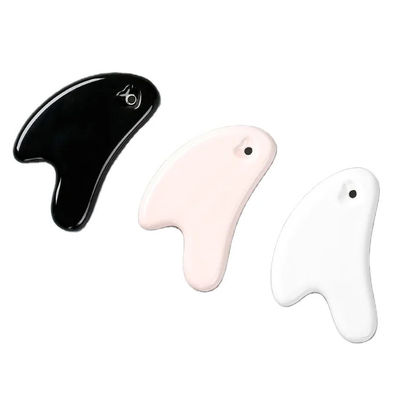 Soins personnels de la peau Spa lifting du visage Salon de beauté Équipement de massage en forme de cœur Mini-massage Ceramique Gua Sha Outil pour masseur du visage