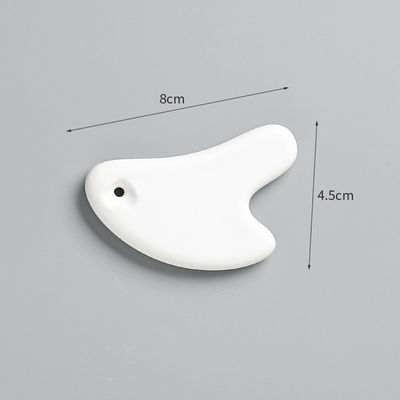 Soins personnels de la peau Spa lifting du visage Salon de beauté Équipement de massage en forme de cœur Mini-massage Ceramique Gua Sha Outil pour masseur du visage