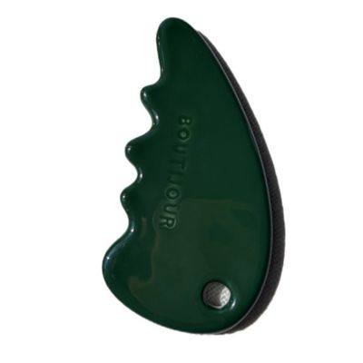 Masseur facial Gua Sha Stone en couleur verte pour les soins personnels de la peau et le salon de beauté