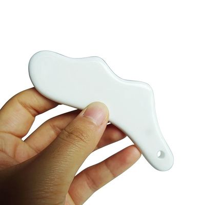 Outil de massage facial Gua Sha Corps Scraping Plate céramique réduire la graisse statique gratuit Portable pour les femmes adultes