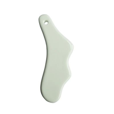 Outil de massage facial Gua Sha Corps Scraping Plate céramique réduire la graisse statique gratuit Portable pour les femmes adultes