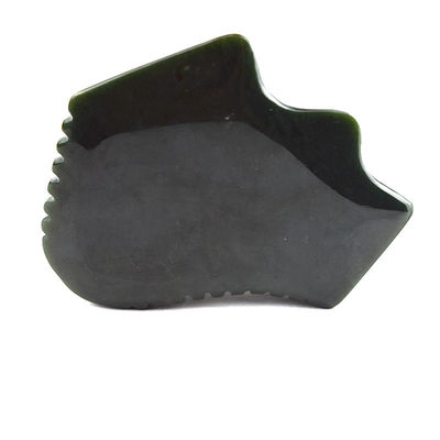 Nephrite technique polissée Jade Guasha Outils Gua Sha Board pour améliorer la forme de la circulation sanguine