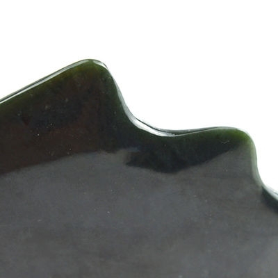Nephrite technique polissée Jade Guasha Outils Gua Sha Board pour améliorer la forme de la circulation sanguine
