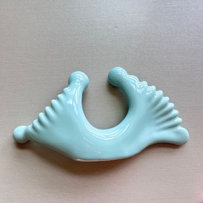 Logo personnalisé Disponible outil en céramique Guasha pour le best-seller Guasha Massage du visage Retrait de mains Soulagement après l'exercice