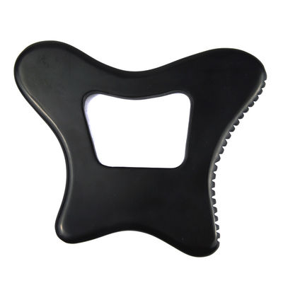 Logo personnalisé Guasha Stone Black Bian Stone Gua Sha Outil de massage pour la relaxation du corps et le soin de la peau