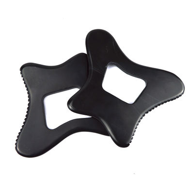 Logo personnalisé Guasha Stone Black Bian Stone Gua Sha Outil de massage pour la relaxation du corps et le soin de la peau
