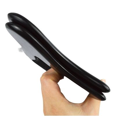 Logo personnalisé Guasha Stone Black Bian Stone Gua Sha Outil de massage pour la relaxation du corps et le soin de la peau