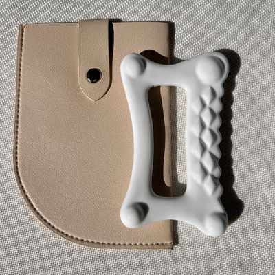 Équipement de massage du corps blanc pour l'outil en céramique Gua Sha Guasha Stone Self Skin Care Spa Lifting du visage