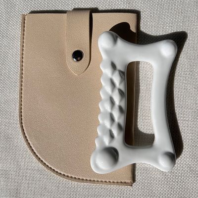 Équipement de massage du corps blanc pour l'outil en céramique Gua Sha Guasha Stone Self Skin Care Spa Lifting du visage