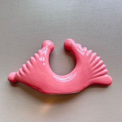 Logo personnalisé Disponibled Style Massage à double tête Outil en céramique Gua Sha pour le corps Cou Face Soins de la peau Facial Spa