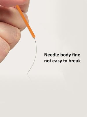 Outils de massage 100 PCS Moins de douleur Colorier manche en plastique Aiguilles d' acupotomie Petit couteau Aiguille pour logo personnalisé disponible