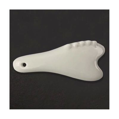 Outil de massage Gua Sha en céramique blanche pour l'acupression