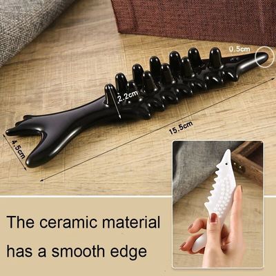 Massageur en céramique en forme de poisson OEM/ODM Accepté pour le visage, les yeux, le cou Relaxation musculaire et réduction des rides