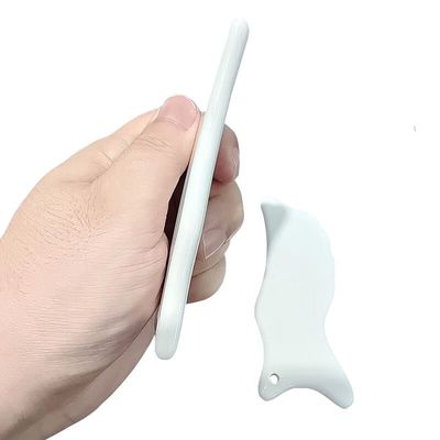 110*50mm Outil de Guasha en céramique pour les soins du corps Tableau de massage facial Gua Sha pour réduire les douleurs à la tête, au cou et au dos