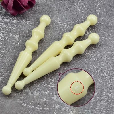 Plume de massage en résine naturelle Massageur de pieds Stick Back Acupuncture Médecine chinoise Guasha Outil de beauté pour le massage du visage