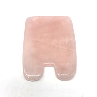 Poussière de cristal de quartz en forme de poisson en forme de rose Guasha Face Gua Sha Outils pour les soins de santé en jade naturel Massage cervical soulagement de la douleur