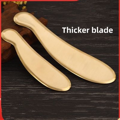 Des outils de massage en cuivre chaud pour le grattage des guasha outils de massage en métal pour le spa avec logo personnalisé