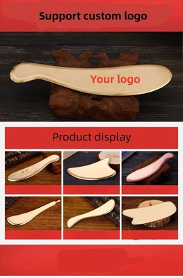 Des outils de massage en cuivre chaud pour le grattage des guasha outils de massage en métal pour le spa avec logo personnalisé