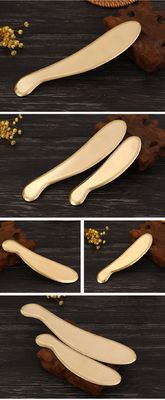 Des outils de massage en cuivre chaud pour le grattage des guasha outils de massage en métal pour le spa avec logo personnalisé