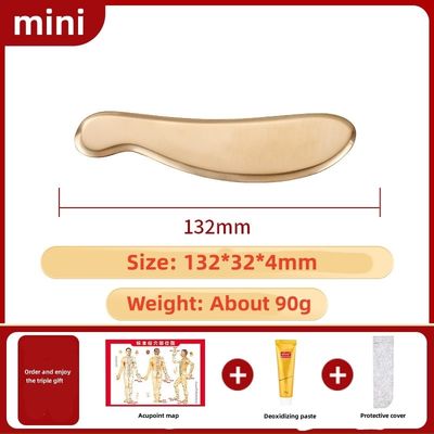 Des outils de massage en cuivre chaud pour le grattage des guasha outils de massage en métal pour le spa avec logo personnalisé