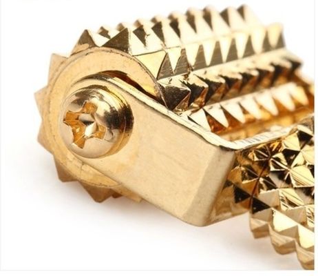 Équipement de massage corporel Spikey Brass Manuel d'acupression et de réflexologie Stick pour la santé et le massage des tissus