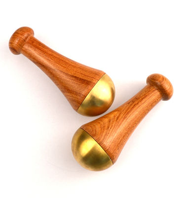 Traitement de massage corporel à main Kansa baguettes en laiton Gua Sha bâton de massage avec logo personnalisé disponible