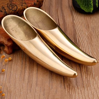 Découvrez le pouvoir de la Gua Sha en grattant la corne outil corporel Brass Guasha pour le massage du visage et du corps réduire la cellulite