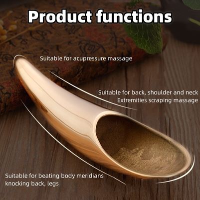 Découvrez le pouvoir de la Gua Sha en grattant la corne outil corporel Brass Guasha pour le massage du visage et du corps réduire la cellulite