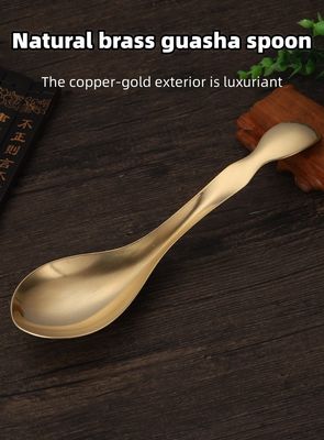 Massage musculaire avec du cuivre pur Gua Sha Board Guasha Massage Scraper Thérapie sous pression Massageur de point d'acupuncture Massageur du visage Soulagement de la douleur du corps Façade couteau