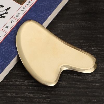 Muscles du corps Outils de grattage en laiton pour le massage du visage Détox Soins de santé cuivre GuaSha planche soulagement de la fatigue Massageur de la cellulite