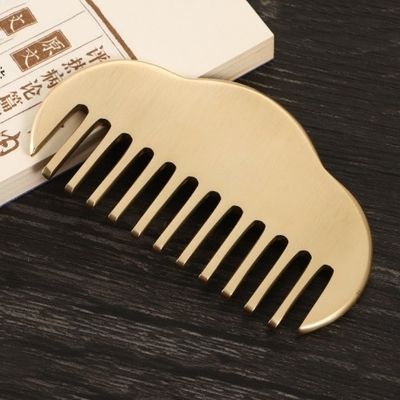 Outil de grattage du Guassha pour le visage 100% de cuivre Peigne Gua Sha pour améliorer la circulation sanguine et le massage