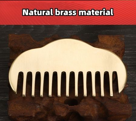Outil de grattage du Guassha pour le visage 100% de cuivre Peigne Gua Sha pour améliorer la circulation sanguine et le massage
