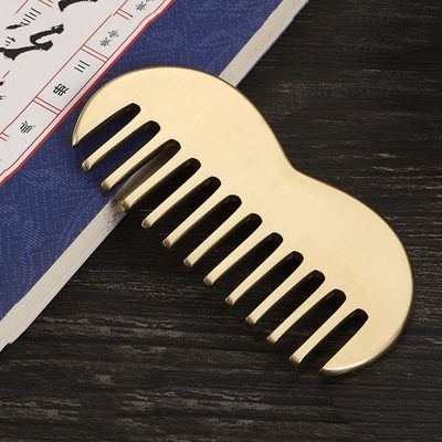Brass Gua Sha Peigne de massage du cuir chevelu Produits populaires 2024 Couper Guasha Point d'acupression Massageur Outil d'extraction