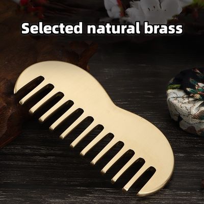 Brass Gua Sha Peigne de massage du cuir chevelu Produits populaires 2024 Couper Guasha Point d'acupression Massageur Outil d'extraction