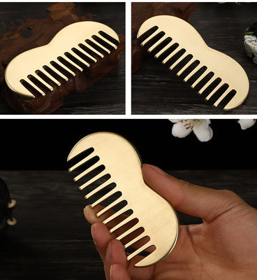 Brass Gua Sha Peigne de massage du cuir chevelu Produits populaires 2024 Couper Guasha Point d'acupression Massageur Outil d'extraction