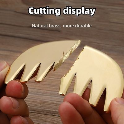 Outils de massage en cuivre Guasha Métal Coiffure en laiton Coiffure en cuivre Coiffure d'acupuncture Appareil de scalping point pour la tête Coiffure d'acupuncture