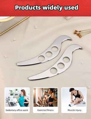 Planche à gratter en acier inoxydable pour un massage musculaire efficace et un soulagement de la tension