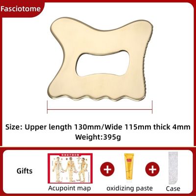 Outil de massage Corps de cuivre Gua Sha Scraper en laiton Corps de planche Gua Sha Corps Guasha Meridien