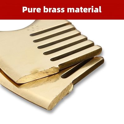 Massage musculaire Outil de planche d'or Gua Sha pour le cuivre naturel Guasha tête de pierre Massageur de cheveux Salon de beauté