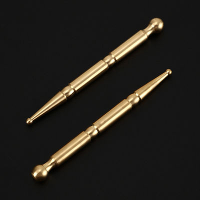 Outil de massothérapie du corps entier Brass cuivre manuel Acupression Reflexologie stylo pour soins de santé du corps Acupuncture Stick