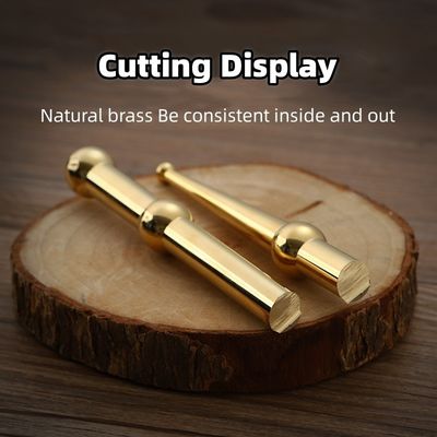 Outils de massage Brass Copper Manuel d'acupression Réflexologie stylo pour le soin de la santé du corps Thérapie tissulaire Massage Stick or