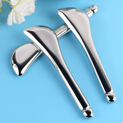 Bande de massage en acier inoxydable Gua Sha 304 Guasha Stick Forme de cuillère métallique pour le massage des muscles du visage et du corps
