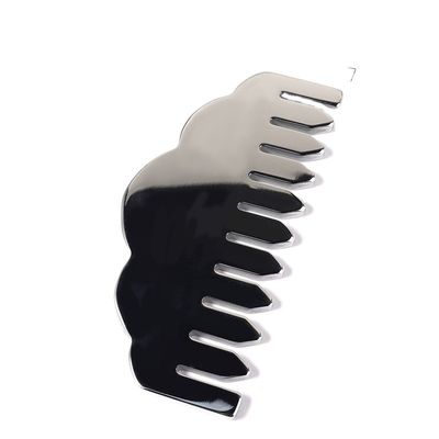 Équipement de massage de la tête Forme personnalisée Outils de massage du visage Roller Massage en métal Peigne Guasha 304 en acier inoxydable Peigne Guasha