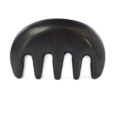 Massageur naturel de pierre Bian noire Gua Sha rasage peigne Guasha Facial Body Spa Outil de massage de soins de la peau Outil de salon de beauté